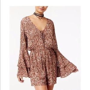 American Rag Print Romper NWT Medium